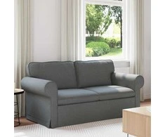 Sofa Tamsiai pilka 215 x 82 x 80 cm Metalas