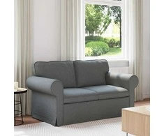 Sofa Tamsiai pilka 215 x 82 x 80 cm Metalas