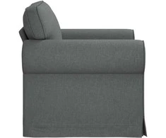 Fotelis Sofa Tamsiai pilka 215 x 82 x 80 cm Metalas