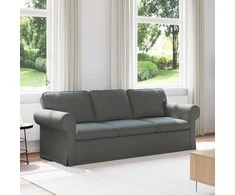 Sofa Tamsiai pilka 215 x 82 x 80 cm Metalas