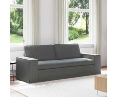 Sofa Tamsiai pilka 222 x 80 x 82 cm Metalas