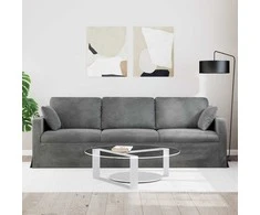 Sofa Tamsiai pilka 228 x 78 x 80 cm Aksomas