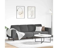 Sofa Tamsiai pilka 250 x 77 x 76 cm Kordūrinis audinys