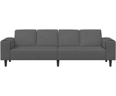 Sofa Tamsiai pilka 250 x 77 x 76 cm Kordūrinis audinys