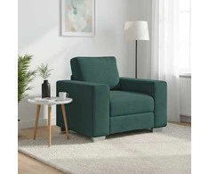Sofa Kėdė Tamsiai žalia 100 cm audinys