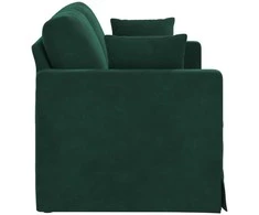 Sofa Tamsiai žalia 138 x 78 x 80 cm Aksomas