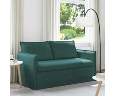 Sofa Tamsiai žalia 195 x 82 x 85 cm Metalas