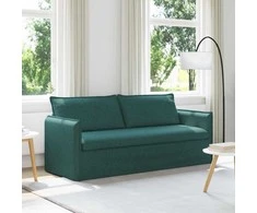 Sofa Tamsiai žalia 195 x 82 x 85 cm Metalas