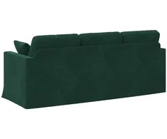Sofa Tamsiai žalia 198 x 78 x 80 cm Aksomas