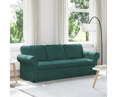 Sofa Tamsiai žalia 215 x 82 x 80 cm Metalas