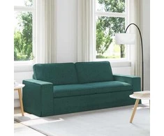 Sofa Tamsiai žalia 222 x 80 x 82 cm Metalas