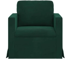 Sofa Tamsiai žalia 78 x 78 x 80 cm Aksomas