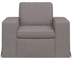 Fotelis Sofa Taupe 102 x 80 x 82 cm Metalas