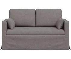 Sofa Taupe 138 x 78 x 80 cm Metalas
