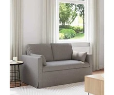 Sofa Taupe 138 x 78 x 80 cm Metalas