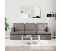 Sofa Taupe 142 x 80 x 85 cm Metalas
