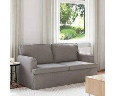 Sofa Taupe 142 x 80 x 85 cm Metalas