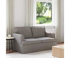 Sofa Taupe 142 x 80 x 85 cm Metalas