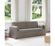 Sofa Taupe 198 x 78 x 80 cm Metalas