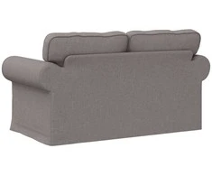Sofa Taupe 215 x 82 x 80 cm Metalas