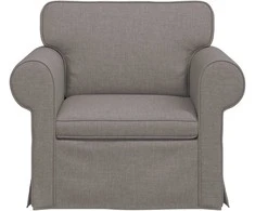 Fotelis Sofa Taupe 215 x 82 x 80 cm Metalas