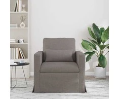 Fotelis Sofa Taupe 78 x 78 x 80 cm Metalas