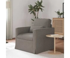Fotelis Sofa Taupe 78 x 78 x 80 cm Metalas