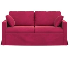 Sofa Vyno raudona 158 x 78 x 80 cm Aksomas