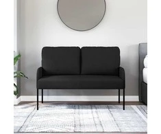 Sofa Sofos su pagalve 110cm Juoda fanera