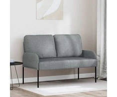 Sofa Sofos su pagalve 110cm Šviesiai pilka fanera