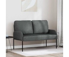 Sofa Sofos su pagalve 110cm Tamsiai pilka fanera