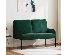 Sofa Sofos su pagalve 110cm Tamsiai žalia fanera