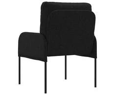 Sofa Sofos su pagalve 55cm Juoda fanera