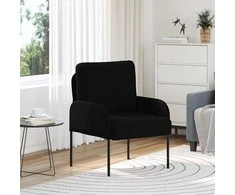 Sofa Sofos su pagalve 55cm Juoda fanera