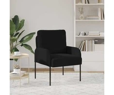 Sofa Sofos su pagalve 55cm Juoda fanera