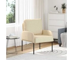 Sofa Sofos su pagalve 55cm Kreminė fanera