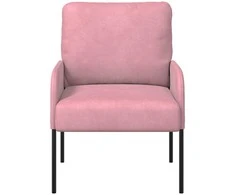 Sofa Sofos su pagalve 55cm Rožinė fanera