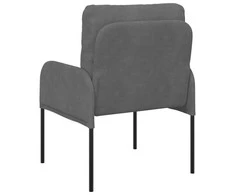 Sofa Sofos su pagalve 55cm Tamsiai pilka fanera