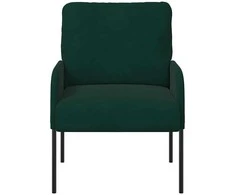 Sofa Sofos su pagalve 55cm Tamsiai žalia fanera