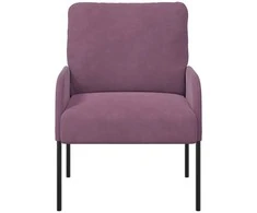 Sofa Sofos su pagalve 55cm Violetinė fanera