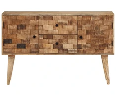 Šoninė spintelė, 110x30x70cm, mango medienos masyvas