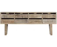 Šoninė spintelė, 140x30x60cm, mango medienos masyvas