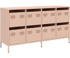 Šoninė spintelė, rožinė, 135x39x73,5cm, plienas