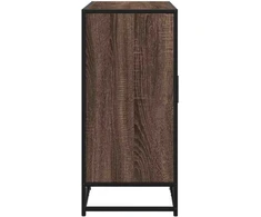 Šoninė spintelė, ruda ąžuolo, 92x35x76cm, apdirbta mediena