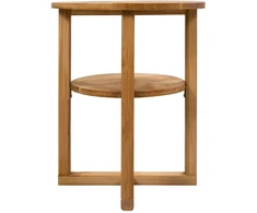 Šoninis staliukas, 40x50cm, ąžuolo medienos masyvas
