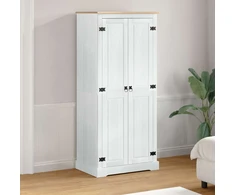 Spintos Balta 76 x 50 x 170 cm Kietos pušies mediena