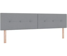 Spyruoklinė lova su čiužiniu Šviesiai pilka 200 x 200 cm