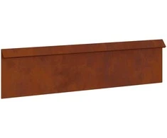 Sraigių tvora 16 pcs Rūdijanti 100 x 3,5 x 25 cm