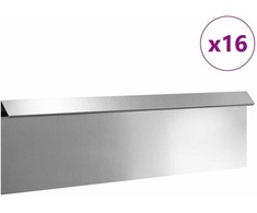 Sraigių tvora 16 vnt. 100 x 3,5 x 25 cm Galvanizuotas plienas