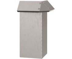 Sraigių tvora 4 vnt. 13,5 x 13,5 x 25 cm Rūdijanti